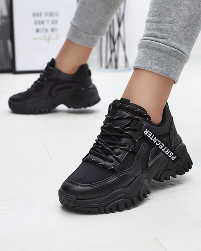 Черни дамски спортни обувки Evilpo- Footwear