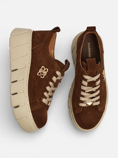 Спортни дамски маратонки от естествена кожа Renos