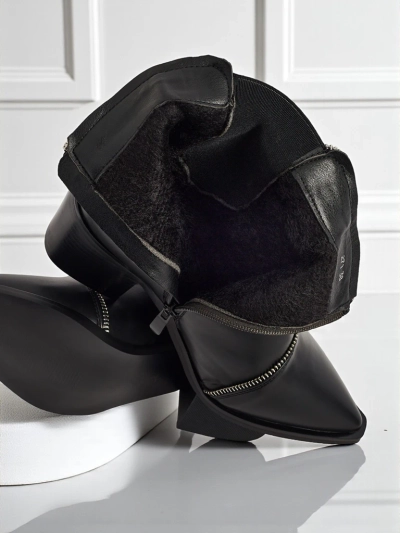 Дамски боти от еко кожа на ток Omen Glade