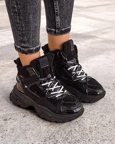 Royalfashion Дамски модни обувки с топла подплата Pieco