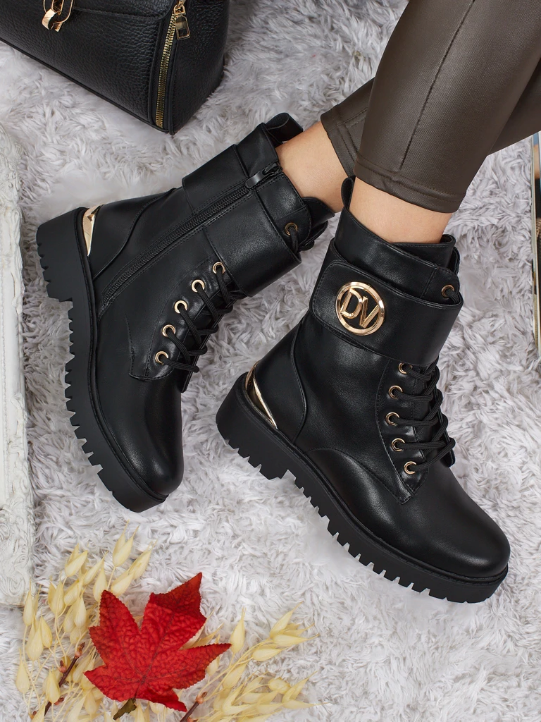 Дамски боти workery с декорации Lorice