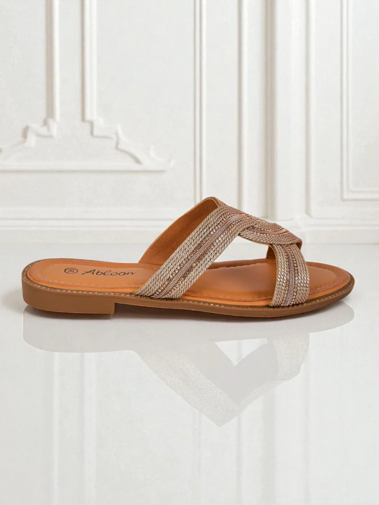 Royalfashion Дамски чехли плетени Woven Breeze