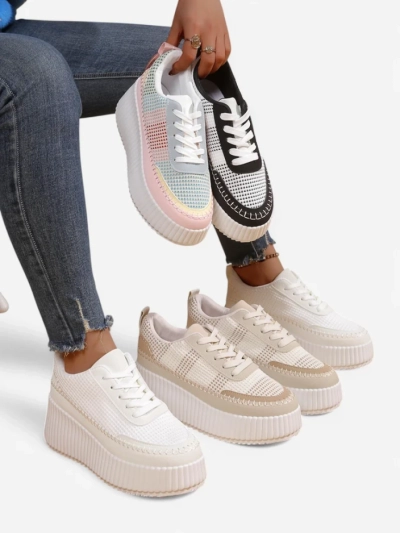 Royalfashion дамски платформа кецове Siserra