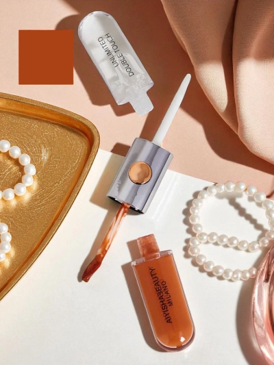 Червило и прозрачен гланц за устни 2-в-1 Coral Crush