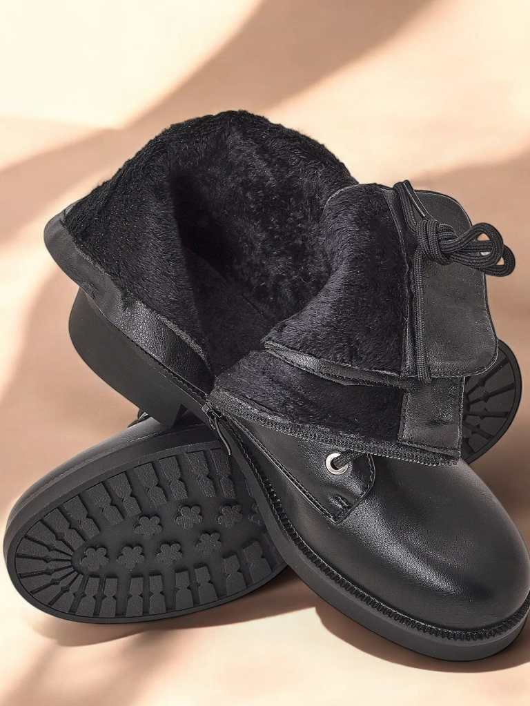 Дамски ботуши с връзки Royalfashion Selocii