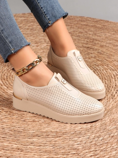 Обувки с перфорации за жени Royalfashion Goffies