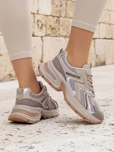 Aurelia Luna дамски сникърси Royalfashion връзки екрю