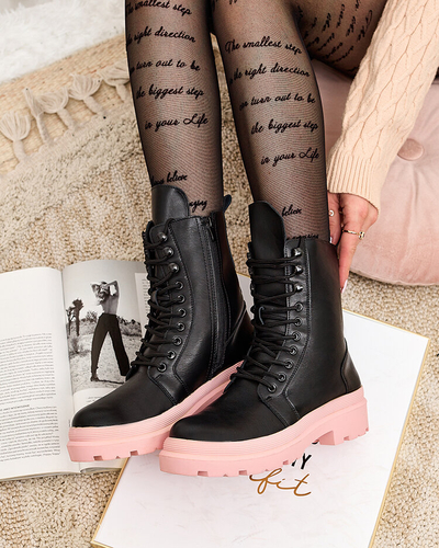 Royalfashion Дамски ботуши от еко кожа Vederme