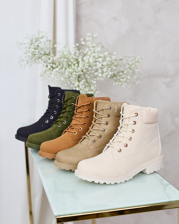 Royalfashion Кафяви дамски трапери Karveliea