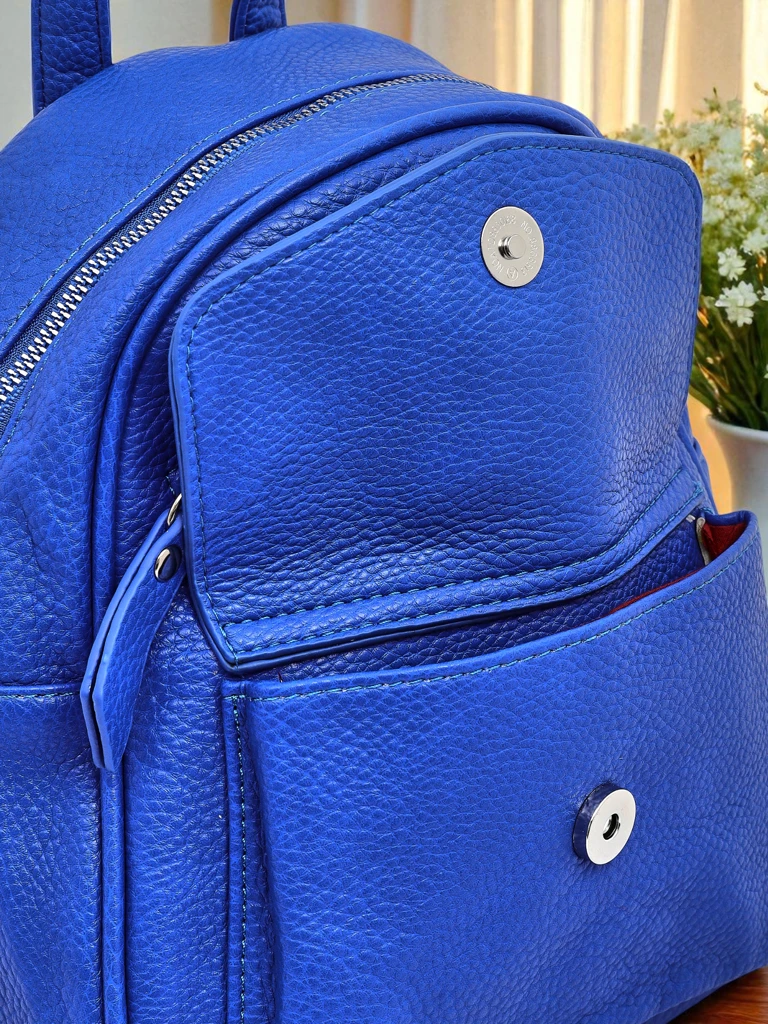 Дамска раница Ariadne Bianco Azzurro RoyalEco Królewska Moda 25x25x10