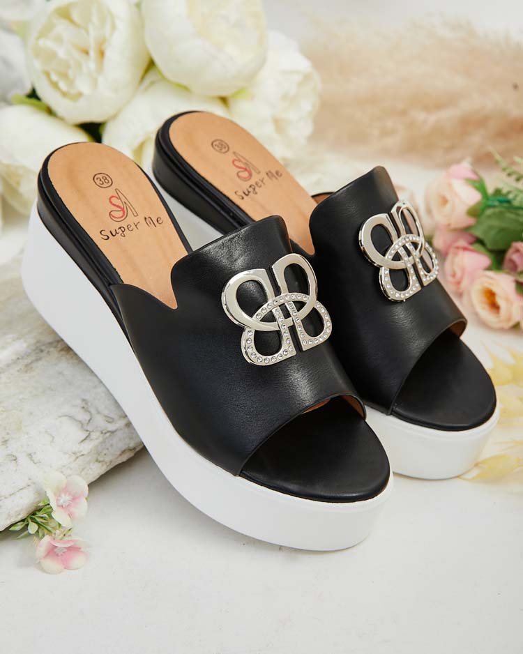 Royalfashion Women's Sailme Джапанки от котешка кожа