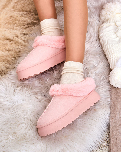 Royalfashion Дамски къси ботуши а'ла ботуши за сняг Kapfiee