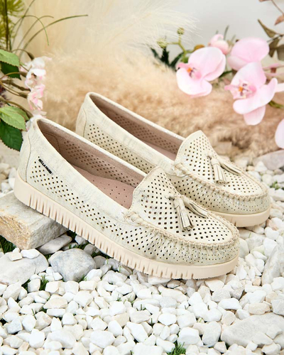 Royalfashion Дамски ажурни мокасини Molaffa