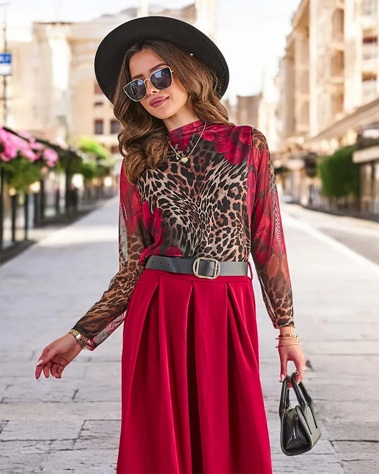 Royalfashion Дамска блуза с принт