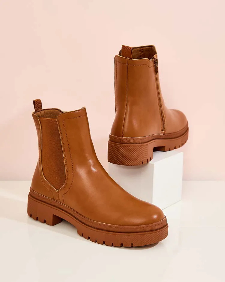 Royalfashion Дамски ботуши от еко кожа Dovivas