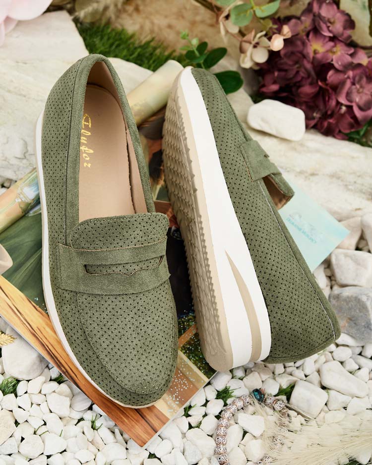 Royalfashion Дамски мокасини с нисък ток Sirn