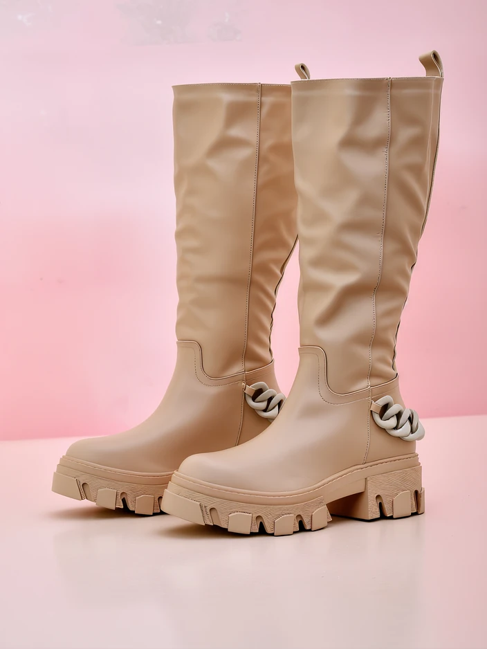 Royalfashion Дамски високи ботуши Defesisa