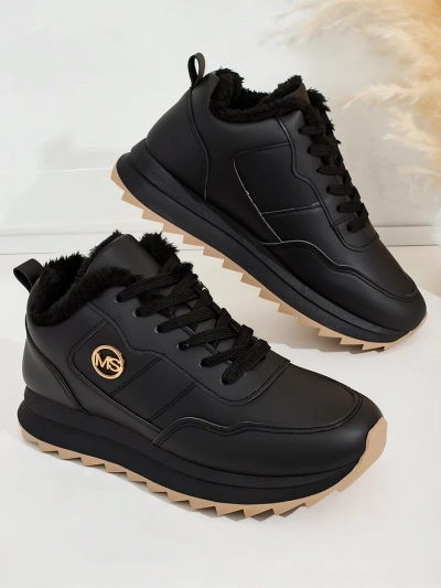 Royalfashion Затоплени дамски маратонки с кожа Casot