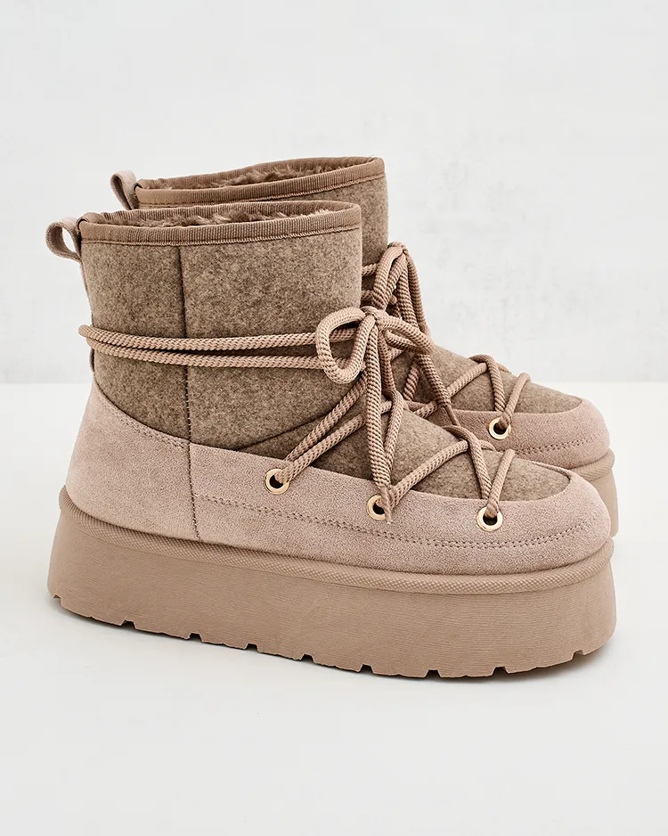 Royalfashion Дамски ботуши за сняг Filori с дантела