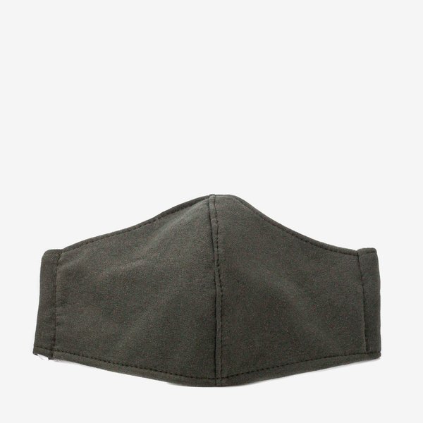 Ciemnozielona 3 warstwowa maseczka ochronna na twarz - Maseczki