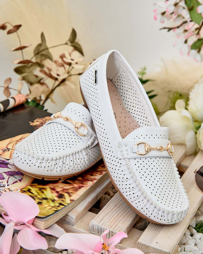 Royalfashion Дамски ажурни мокасини Mill