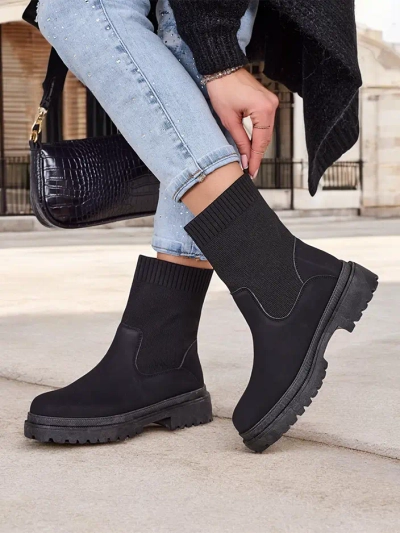 Дамски ботуши без връзки Royalfashion Dorino