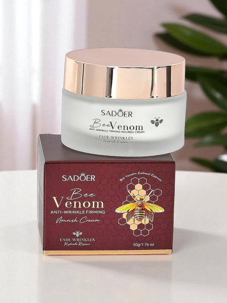 Sadoer Venusta BeeVenom Хидратиращ Крем Против Бръчки 50гр за Всеки Тип Кожа