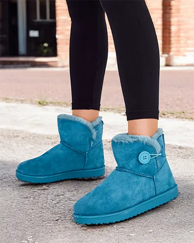 Royalfashion Дамски къси ботуши a'la snow boots Malla