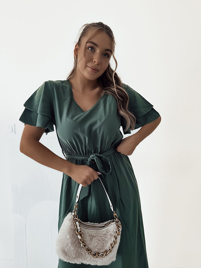 Royalfashion Дамска семпла миди рокля