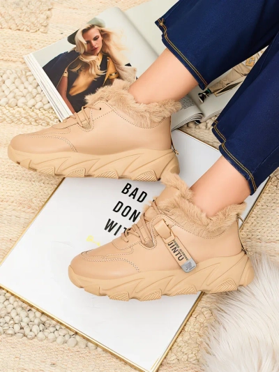 Royalfashion Дамски спортни маратонки с кожа Nonuas