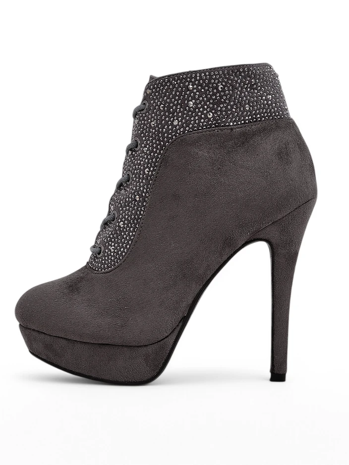 Обувки до глезена за жени Royalfashion с камъни Efelolo