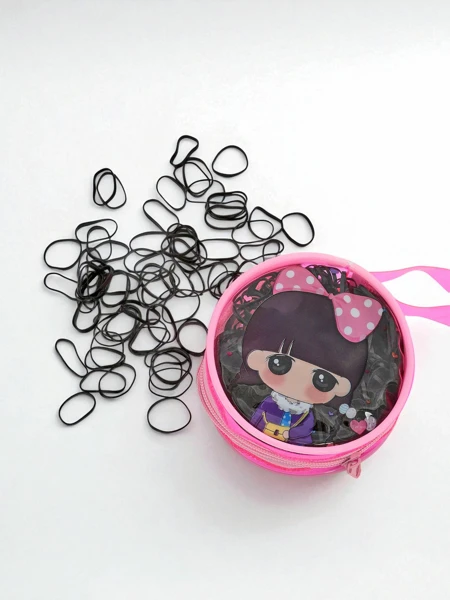 Royalfashion Многоцветни силиконови ластичета за коса в декоративна опаковка