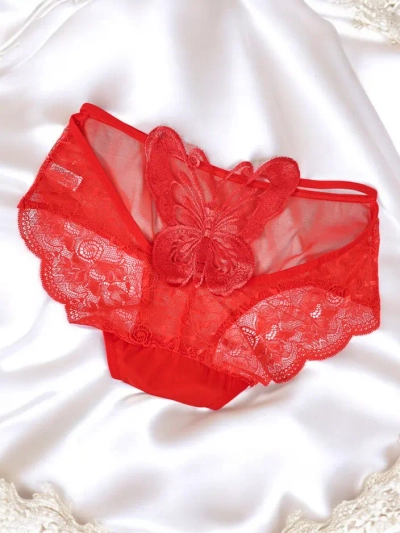 Royalfashion Жени́ски прашки във форма на бикини с пеперуда