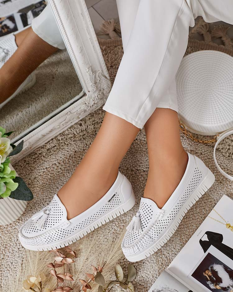 Royalfashion Дамски ажурни мокасини Molaffa