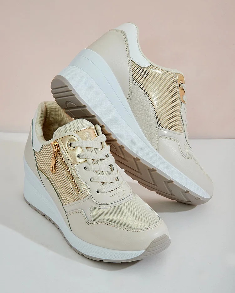 Royalfashion Дамски спортни кецове от котешка кожа Nentas