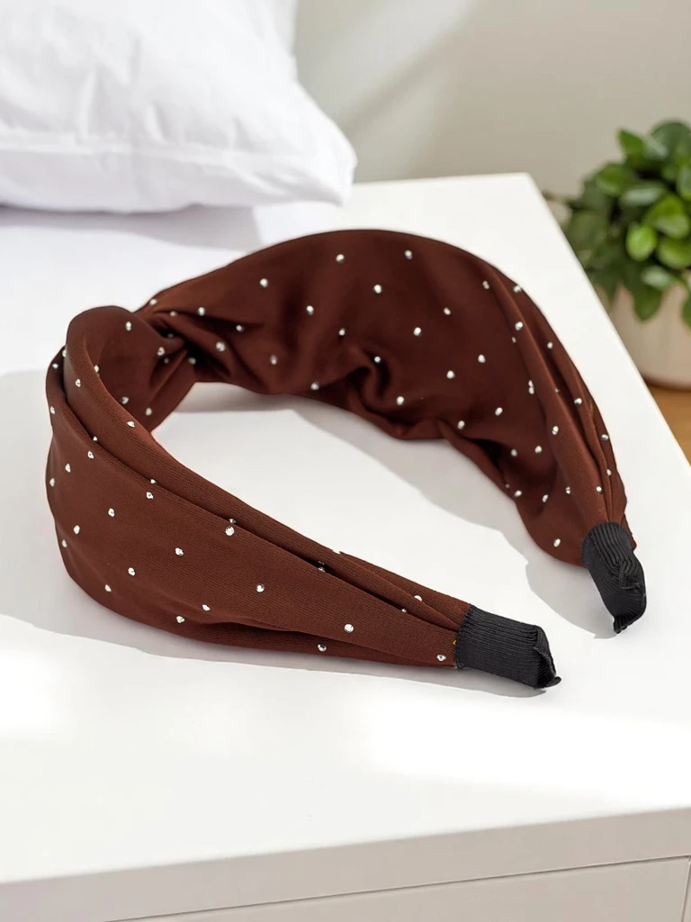 Royalfashion Лента за глава с кристали Shine Twist