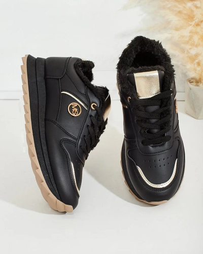 Royalfashion Затоплени дамски маратонки с кожа Boris