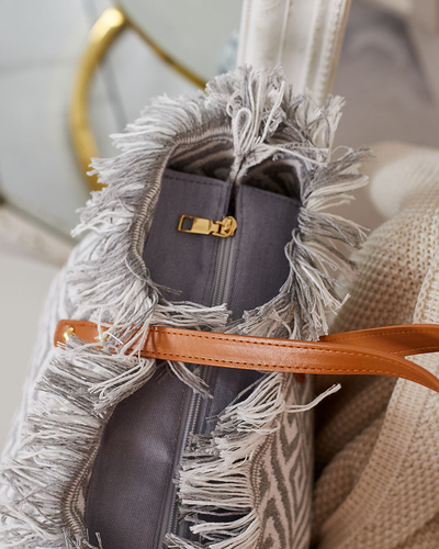 Royalfashion Дамска чанта за рамо от плат