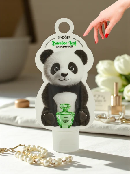 Sadoer Bamboo Leaf крем за ръце 50 ml в опаковка Panda — Aurelia Edition