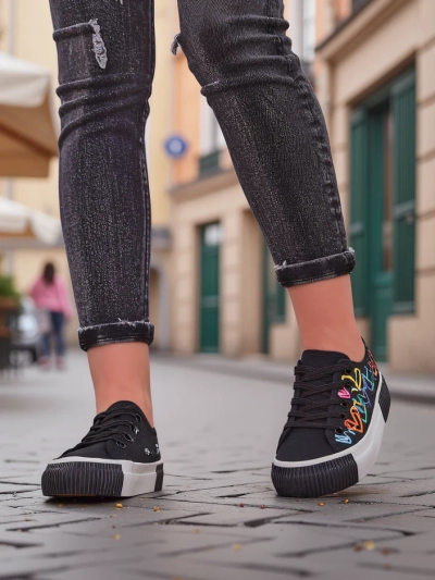 Кецове Royalfashion за жени с принт Sercess