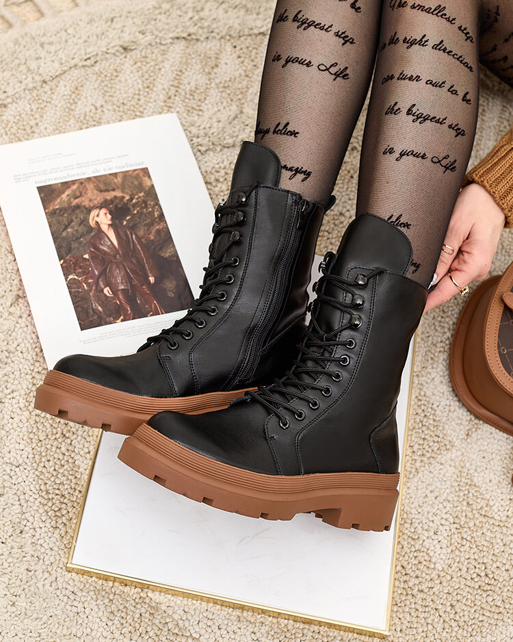 Royalfashion Дамски ботуши от еко кожа Vederme