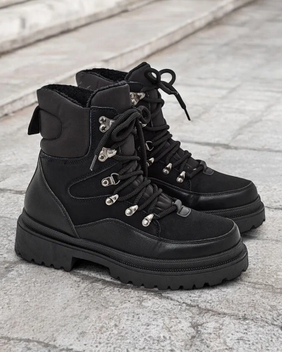 Дамски снежни боти Royalfashion с връзки Sololi