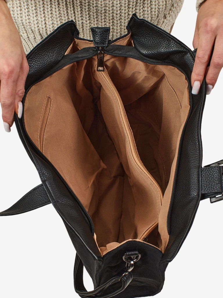 Дамска чанта shopper еко велур Daverna