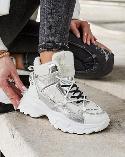 Royalfashion Дамски маратонки с топло подплънка Pieco