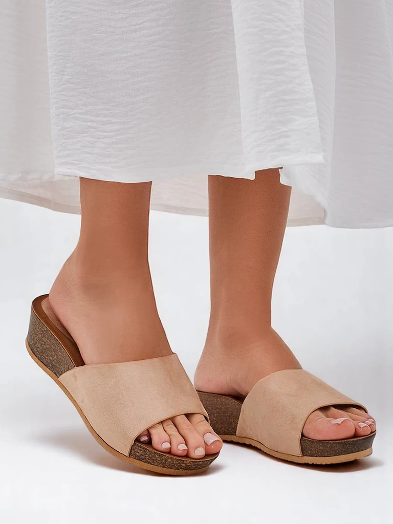Обувки Royalfashion сандали за жени на ниска платформа Maderas