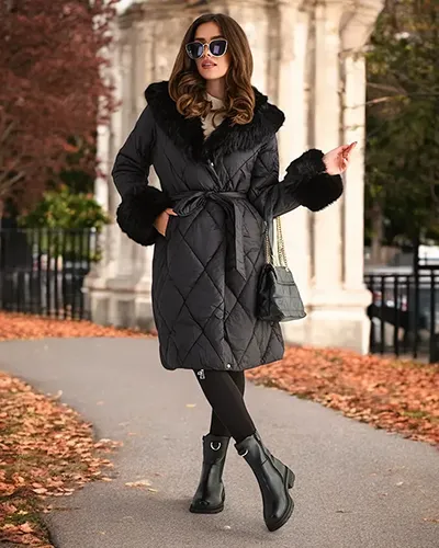 Дамско олекотено зимно яке на Royalfashion