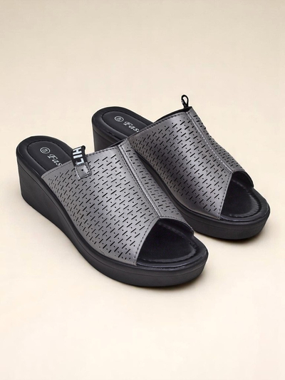 Royalfashion Дамски чехли на платформа Luna Wedge