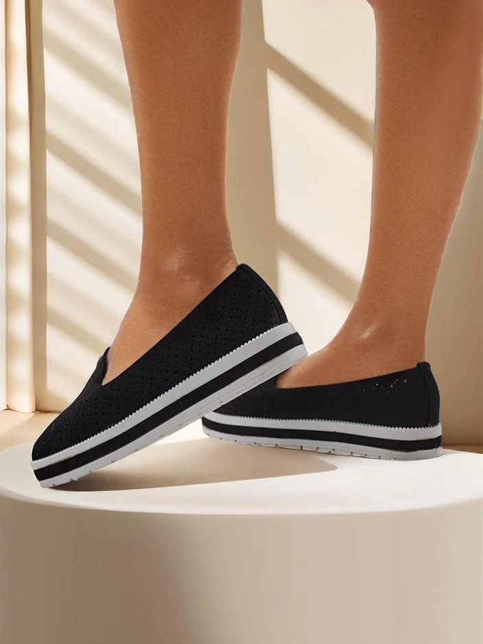 Royalfashion Жени перфориран лофери Cerrole