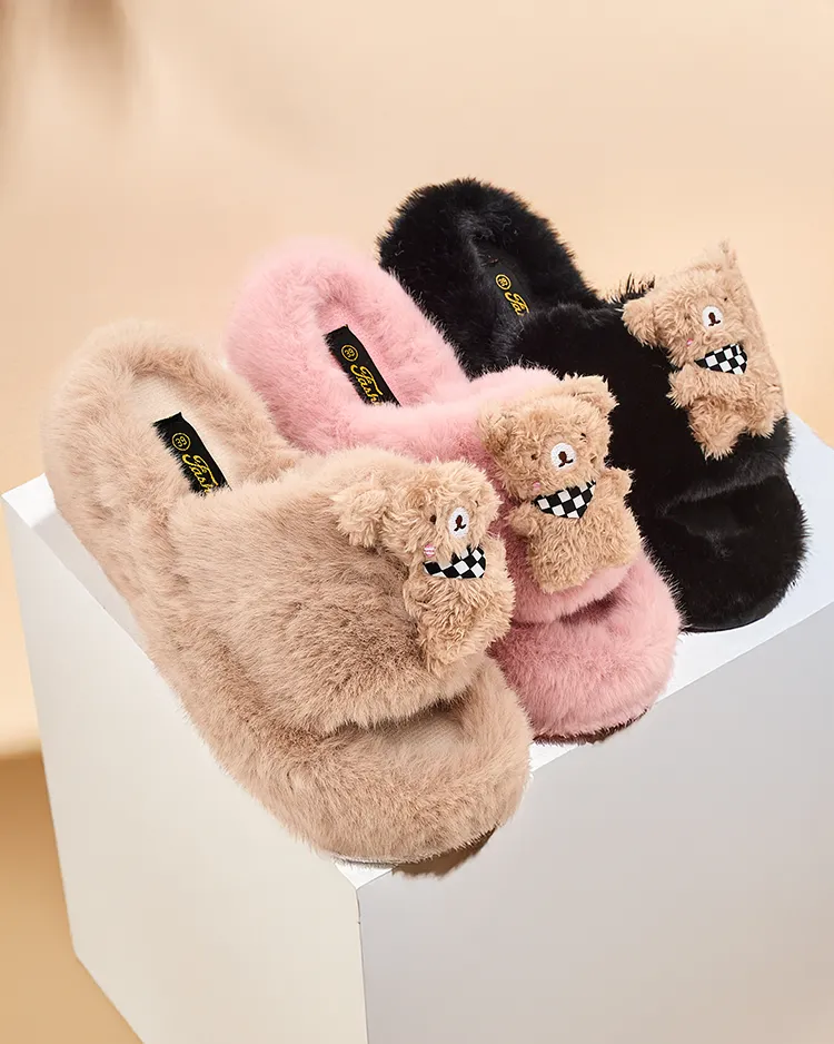 Royalfashion Дамски платформени чехли Helio