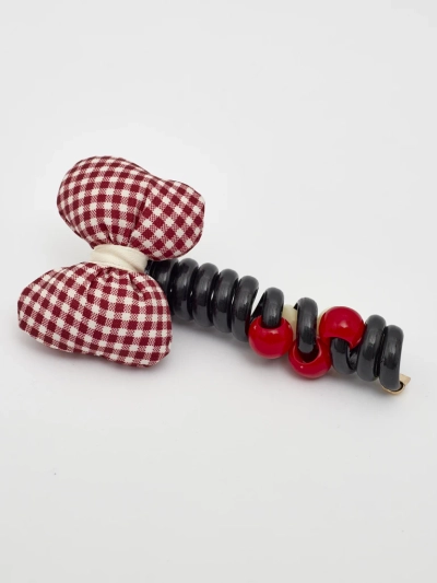 Royalfashion Ластик за коса тип спирала с панделка Ластик за коса спирала